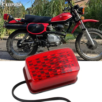 Red 26 LEDs Tail Light Assembly Running + Brake Light For Honda XL 80S 100S 125S - Image 1 of 4