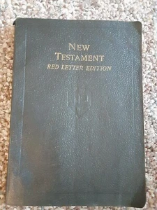 The New Testament Red Letter Edition 1930-40's The World Publishing Company Vintage - Bild 1 von 6