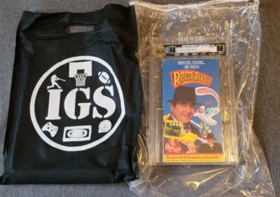  IGS Graded VHS Who Framed Roger Rabbit Sealed w Watermarks! Collectable 🎬 - Image 1 of 4