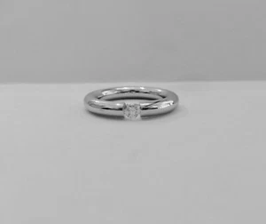 ANILLO TENSOR de diseño 0,25 quilates corazón diamante oro 585 todos los tamaños de anillo - Imagen 1 de 7