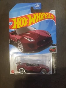 Hot Wheels 116/250 HW Roadsters 5/5 Red '15 Jaguar F-Type Project 7 - Picture 1 of 3