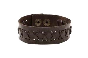 Pulsera de cuero hecho a mano ajustable OFERTA Ref. P04 AM.R - Imagen 1 de 1