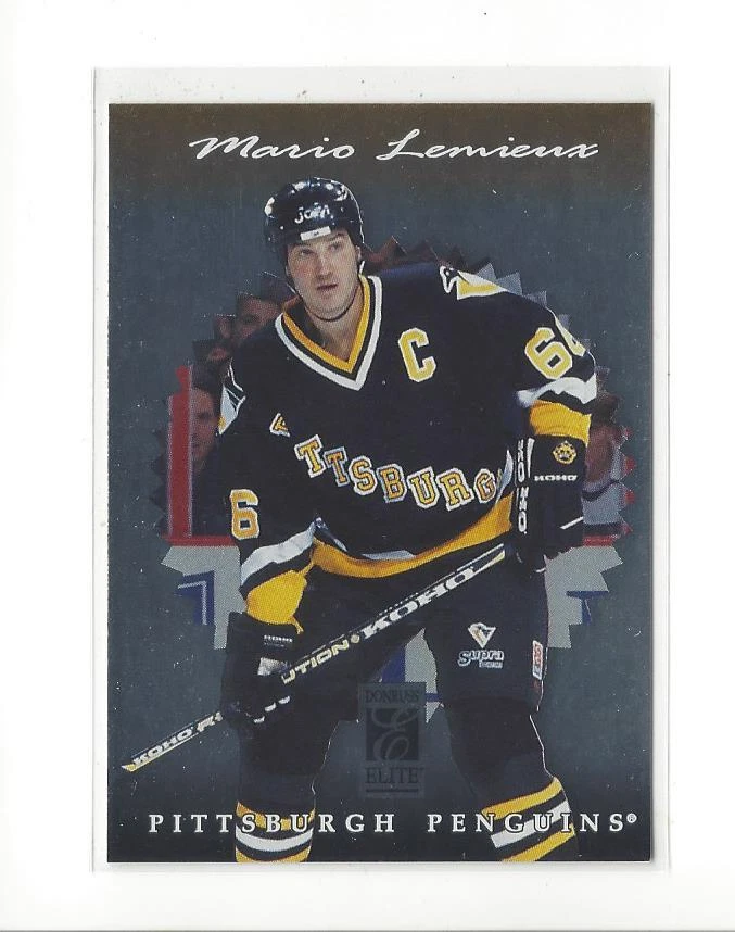 Donruss Elite #109 1996-97 Mario Lemieux Penguins Foto 1 de 1