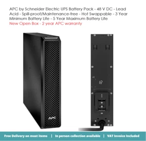 APC UPS Battery Pack - 48 V DC - Hot Swappable Battery - Picture 1 of 3