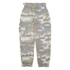 CLOCKHOUSE Cargo Camo Womens Trousers Green Relaxed Tapered W24 L26