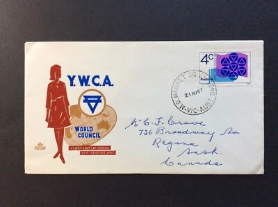 BroadviewStamps Australia #427 FDC.  Y.W.C.A.. - Image 1 of 3