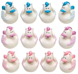Pegasus Rubber Ducks (2") (12 Pack) Fun Fantasy Play and Carnival Game Prize. - Picture 1 of 5