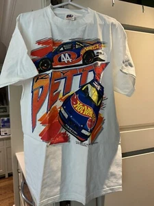 Vintage 1997 KYLE PETTY  All Over Print HOT WHEELS T-Shirt Large Rare New In Bag - Picture 1 of 11