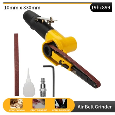 SMALL MINI AIR OPERATED POWER BELT SANDER SANDING GRINDER FILE NARROW WIDTH 3/8 - Image 1 of 4
