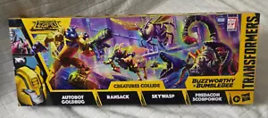 Transformers Legacy Creatures Collide BUZZWORTHY BUMBLEBEE GOLDBUG RANSACK 4 Stück - Bild 1 von 4