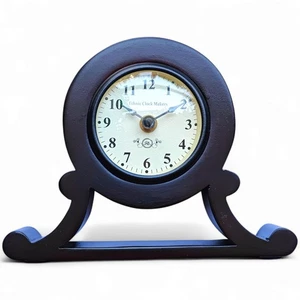 Vintage Wooden Table Clock  Handmade Desk Clock for Home, Office  Antique Finish - Picture 1 of 5