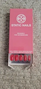 Statische Nägel Pop-On Maniküre Medium Rund Neu im Karton, Flamingo Rum Club - Bild 1 von 4