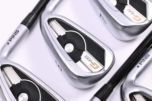 Ping G400 Irons / 5-PW+UW+SW / Black Dot / Senior Flex Ping Alta CB AWT Shafts - Picture 1 of 7