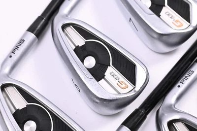 Ping G400 Irons / 5-PW+UW+SW / Black Dot / Senior Flex Ping Alta CB AWT Shafts - Image 1 of 4