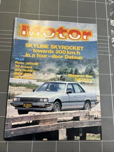 VINTAGE CAR MAGAZINE MODERN MOTOR MANCAVE MUSCLE FORD HOLDEN 1982 MOTOR SKYLINE - Picture 1 of 17