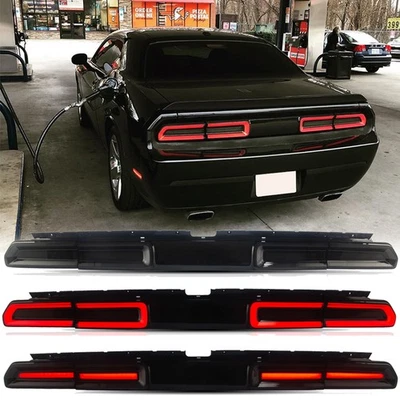 Luces traseras LED rojas para Dodge Challenger 2008-2014 indicador secuencial Foto 1 de 4