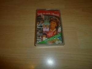 Musik Kassette MC - Sag es mit Musik - Volksmusik Sampler Compilation - Picture 1 of 2