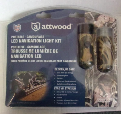 NIP Attwood Portable-camouflage LED Navigation Light Kit 14183-7 - Image 1 of 4