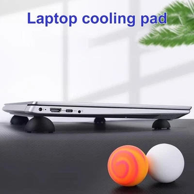 Laptop Cooling Pad Leistungsstarker Turbo Lüfter RGB Gaming Notebook Kühler'`,.;'/ L1U4 - Bild 1 von 4