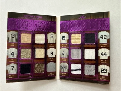 2025 Leaf History Book YANKEES 12Way Relic Babe Ruth Aaron Judge Mantle Jeter /8 - Image 1 of 4