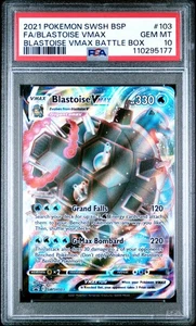 Blastoise VMAX SWSH103 SWSH: Sword & Shield Promo Cards Holo PSA 10 - Picture 1 of 2