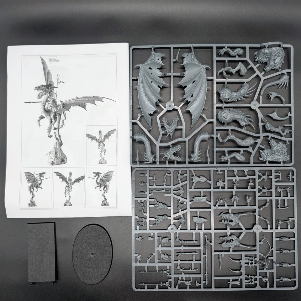 Dark Elves: Dreadlord on Black Dragon OVP – Age of Sigmar (OOP) - Immagine 1 di 4