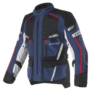 Giacca Moto da Uomo Adventure Clover Rally-PRO WP Black/Blue 17007-NAV/N - Picture 1 of 4