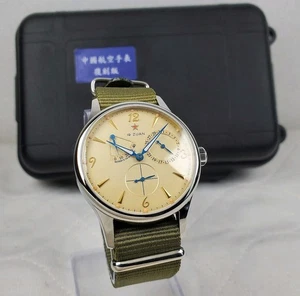RELOJ PILOTO 19 ZUAN 1963 AUTOMÁTICO PARA HOMBRE CRISTAL DE ZAFIRO RESERVA DE MARCHA - Imagen 1 de 11