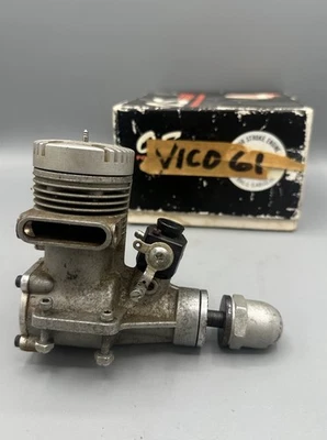 Veco 61 Engine For R/C Model Airplane Used - Image 1 of 4