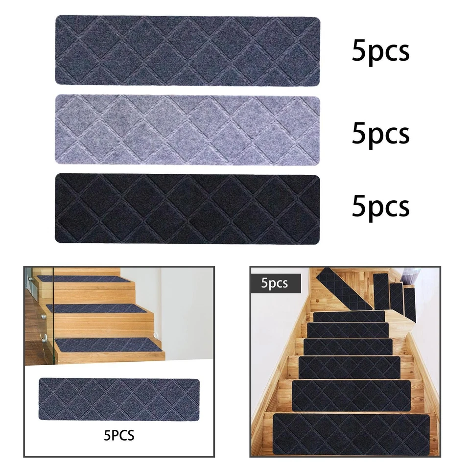 Nastro protettivo per scale da 5 pezzi per gradini in legno per cani da - Immagine 1 di 1