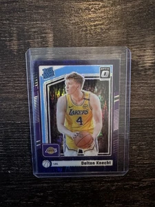 2024-25 Donruss Optic DALTON KNECHT RC Rated Rookie VIOLA SHOCK #256 LA Lakers - Foto 1 di 2