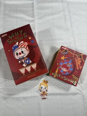 Auténtico Pop Mart POR QUÉ TAN SERIO Serie PAQUETE BAILARINA CARMESÍ - Molly Vendedor de EE. UU. Foto 1 de 3