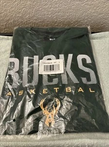 Ultra Game NBA Men's Game Day Long Sleeve T-Shirt, Milwaukee Bucks Size Small, - Picture 1 of 5