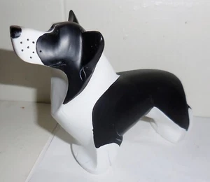 VINTAGE ART DOG FIGURINE WHITE BORDER COLLIE DOG DESIGN NR - Bild 1 von 7