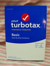 Intuit 2019 TurboTax Basic Mac / Windows CD / Download Factory NEW Sealed USA