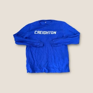 Creighton Bluejays Long Sleeve Crewneck Tee Blue White XL - Picture 1 of 4