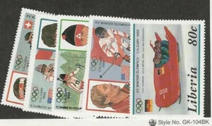 Liberia, Postage Stamp, #1049-1053 Mint NH, 1987 Olympic Sports - Picture 1 of 1