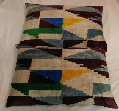 2 x MD Home Ikat Cushions Made in Turkey  - Image 1 of 4