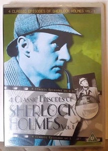 NEW & Sealed - Sherlock Holmes - 4 Classic Episodes - Vol. 1 - Picture 1 of 2