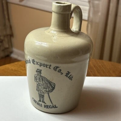 Vintage Scotland Export Co Ltd Jug Chivas Regal Pottery Stoneware Scarce - Image 1 of 4