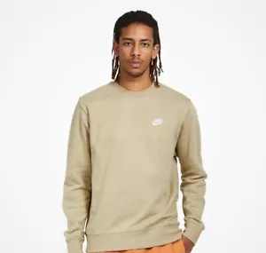 Nike Mens Sportswear Club Crew Neck Fleece Sweatshirt - Picture 1 of 57