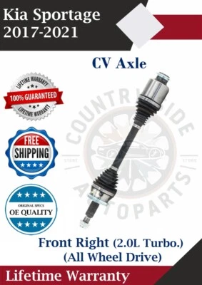 Nuevo eje CV delantero derecho OE para Kia Sportage 2017-2021 2,0 L Turbo. 4X4 de por vida W Foto 1 de 4