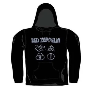 Led Zeppelin - Symbols - Kapuzenpulli Hooded Sweater - Größe Size S - Neu - Bild 1 von 1