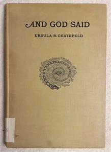 Und Gott sprach, Ursula Gestefeld, 1./1. Hardcover, Exodusverlag, 1905 - Bild 1 von 15