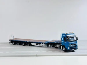 WSI truck models, Volvo FH2 Glob. 6X4 + Telestep Trailer 4 Axle , SARENS - Picture 1 of 13