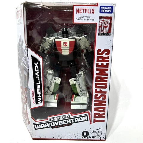 Transformers Takara Tomy WHEELJACK Netflix Action Figure Walmart Exclusive Cover