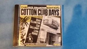 Duke Ellington; Cab Calloway; Lena, Cotton Club Days / Jazz Collector , Audio CD - Imagen 1 de 1