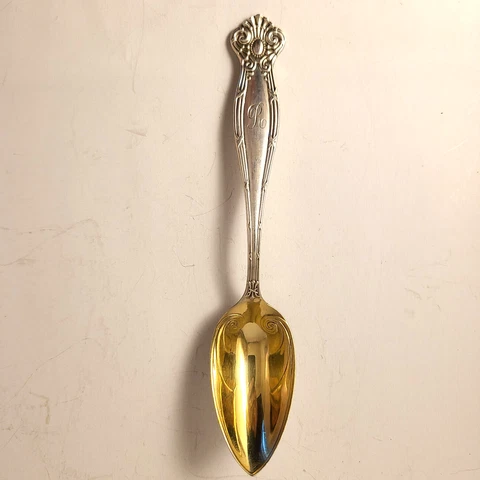 Towle Empire 5 5/8" Citrus Fruit/Orange Spoon Sterling Patent 1894 Mono R Cover