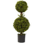 Nearly Natural 5920 35? Double Boxwood Topiary