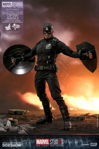 HOT TOYS CAPITÁN AMERICA CONCEPT ART VERSIÓN MMS488 SELLADO DE FÁBRICA DOBLE CAJA - Imagen 1 de 11